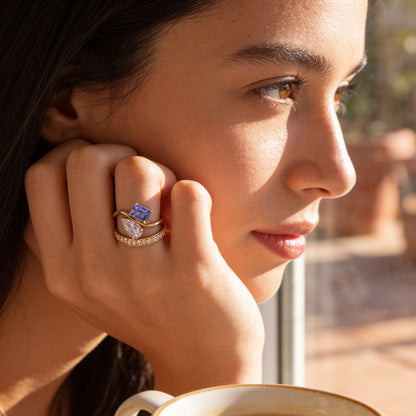 Anillo Birthstone — Piedra de Nacimiento