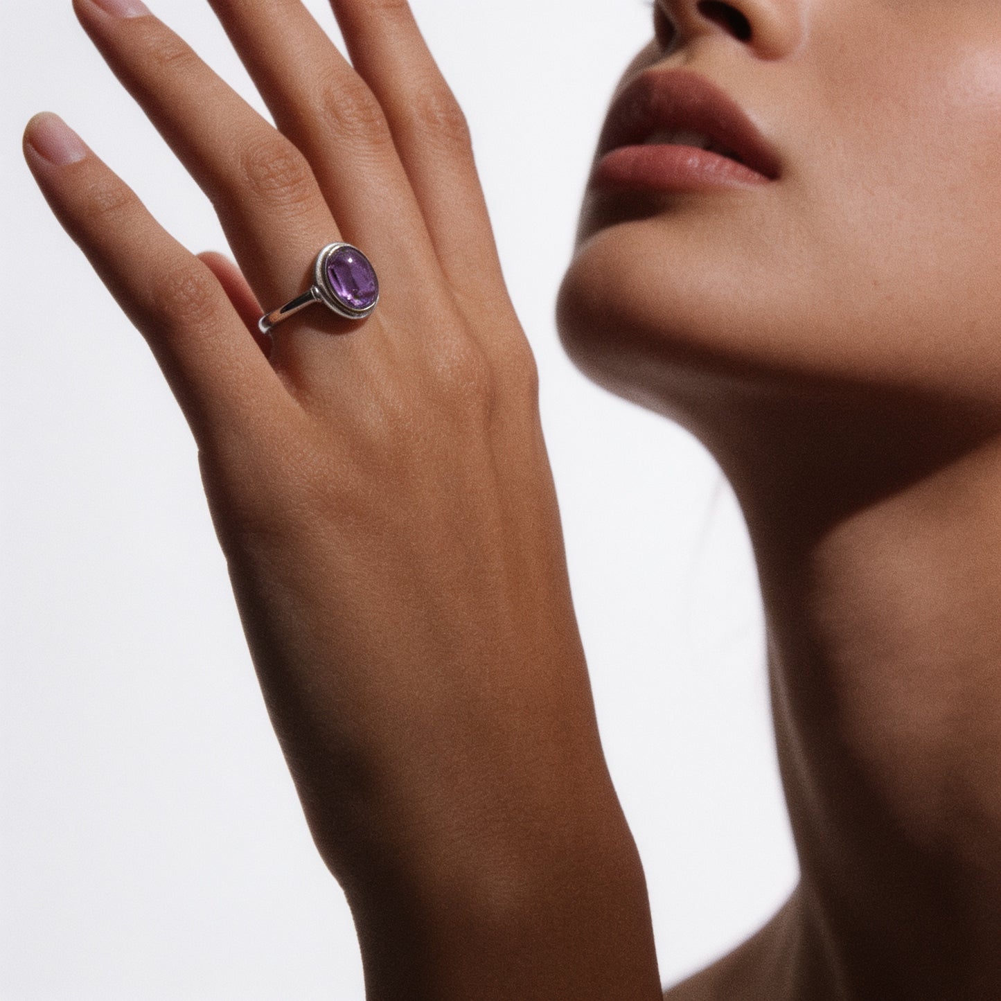 Anillo Amatista Oval