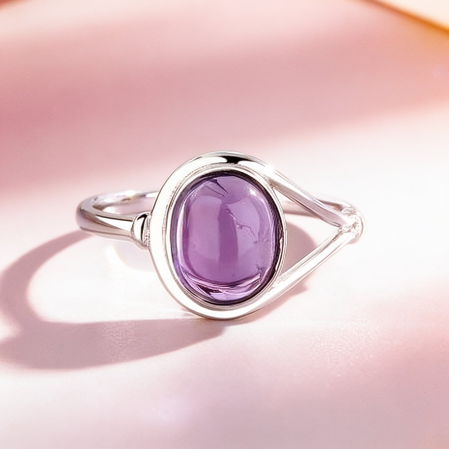 Anillo Amatista Oval