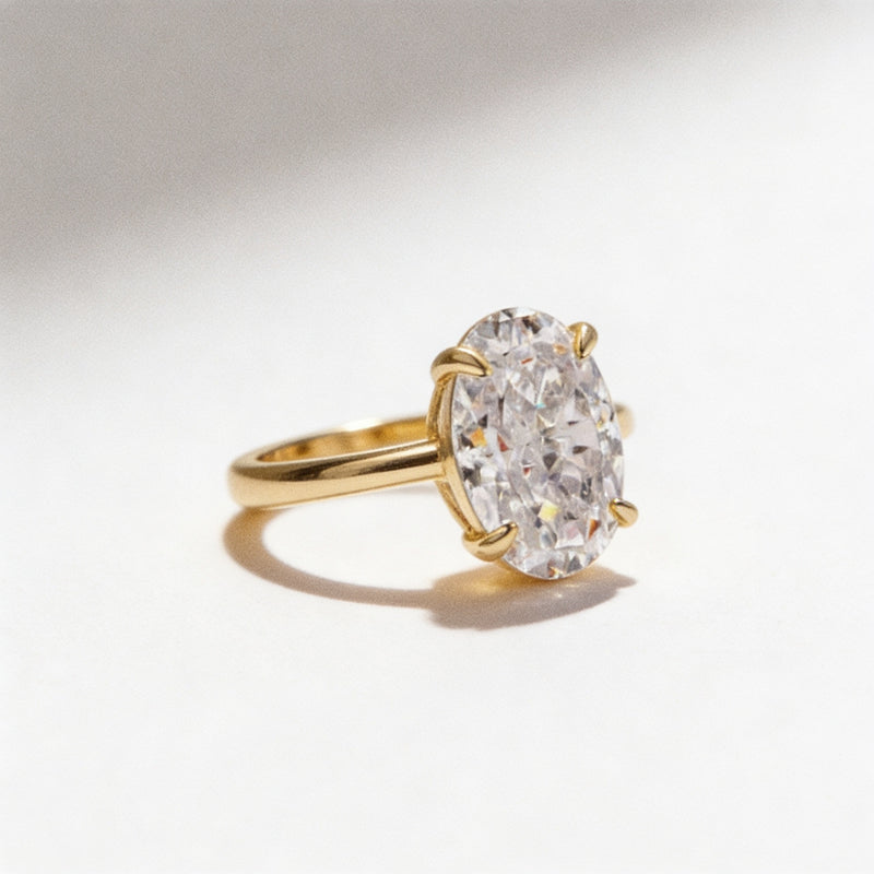 Anillo Oval Zirconia - Pixie