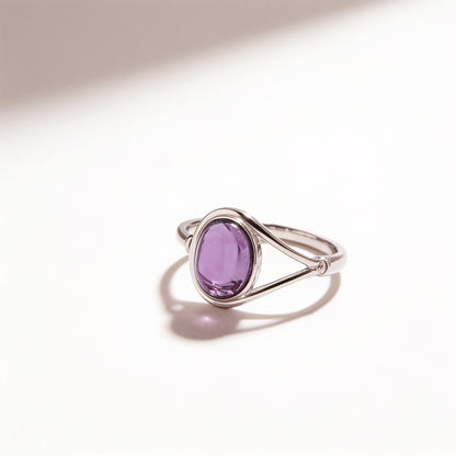 Anillo Amatista Oval