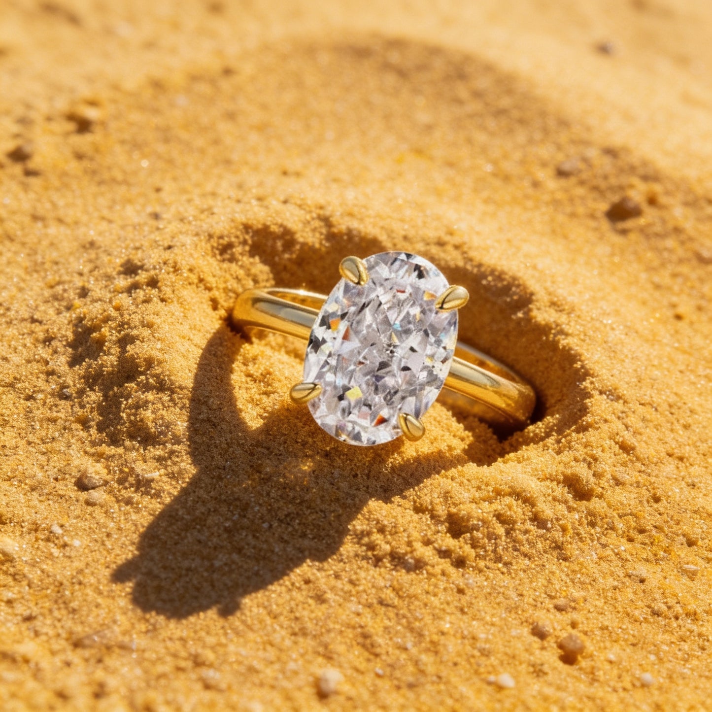 Anillo Oval Zirconia - Pixie
