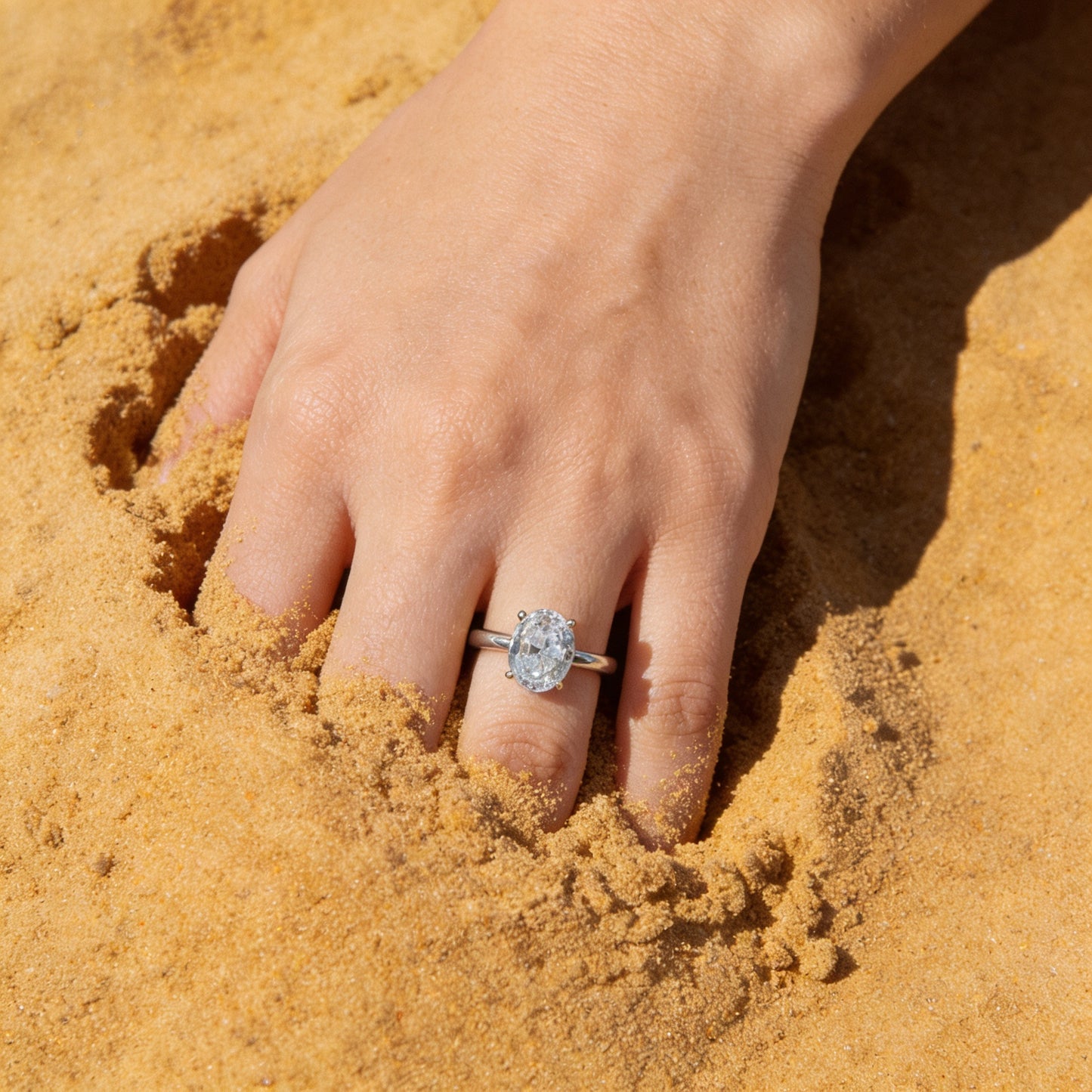 Anillo Oval Zirconia - Pixie