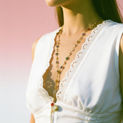 Collar Cadena Multicolor