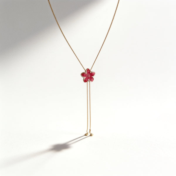 Collar Flor Lariat